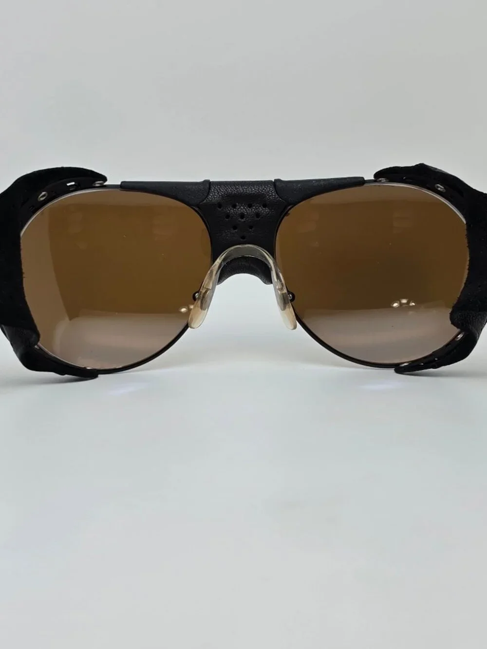 Cebe 0495 43 Black Mountaineering Glacier Aviator Sunglasses FRAME ONLY w/ Case